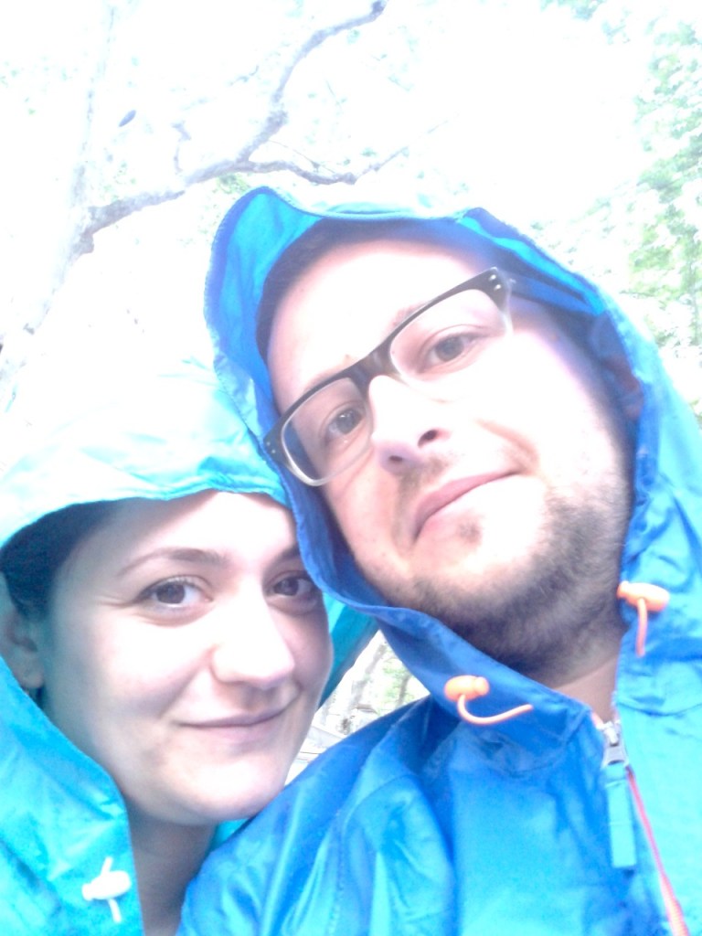 Sotto l'acqua, con k-way